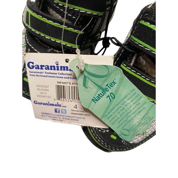 Nwt Garanimals Harrison Baby Shoes Sz 4 Boys Infant Kids Everyday Outdoors 2012 - Picture 7 of 10